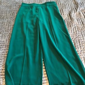 Forest green culott pants.  Zara  excellent condition